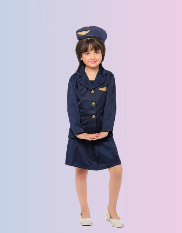 Flight Attendant Costume For Girls