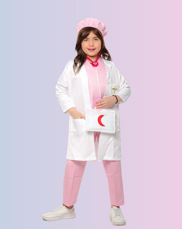 Surgeon Costume for Girls With Coat